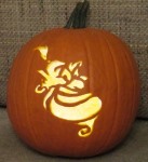 Aladdin Genie pumpkin